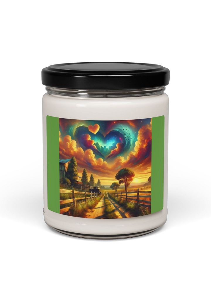 Self Love CandleSoy Candle, Sky Design with Hearts, Relaxing Aromatherapy Candle, Home Decor, Gift for Her, Meditation Candle, Birthday Present, self-care product image (1)