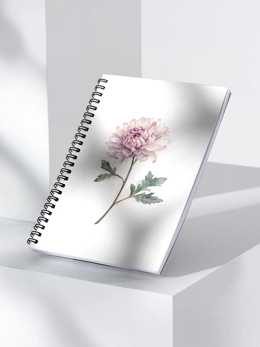 Chrysanthemum Spiral Notebook product image (3)