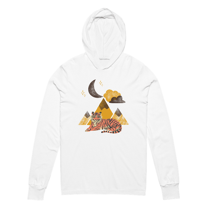 Tiger Moon Unisex Hooded Tee product image (2)