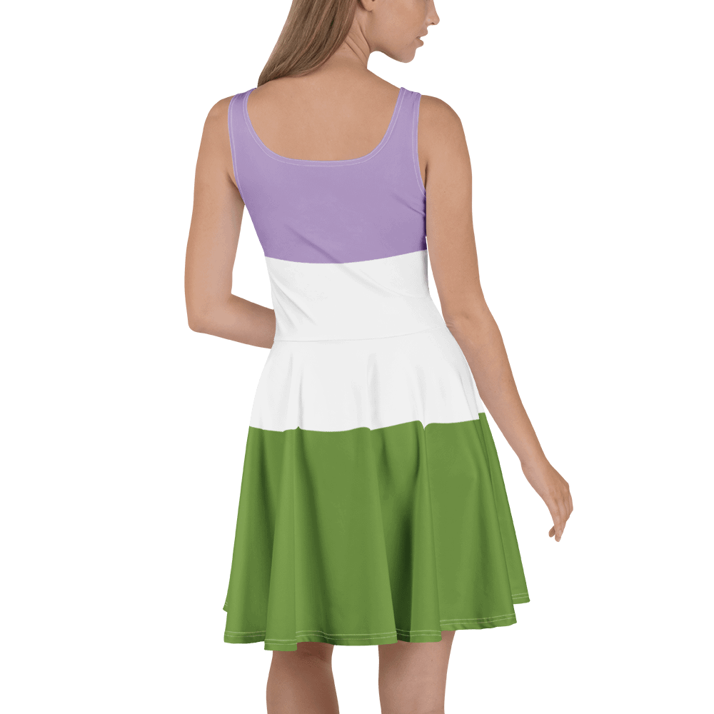 Genderqueer Pride Flag Skater Dress product image (4)