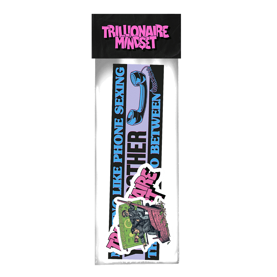 Trillionaire Mindset Sticker Pack product image (1)