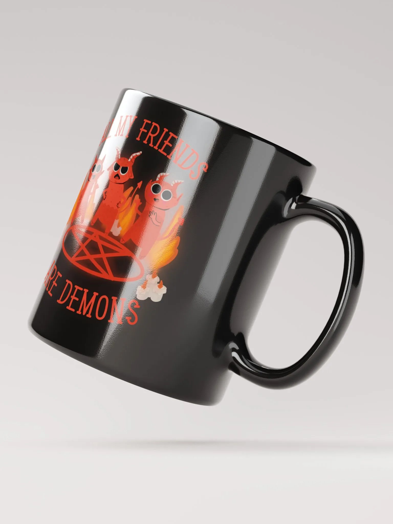 all my friends are demons mug product image (3)