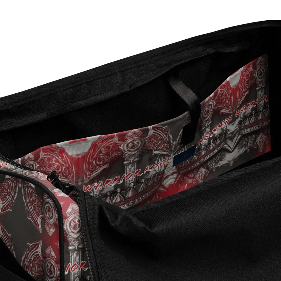 Warrior King All-Over Print Duffle Bag product image (9)