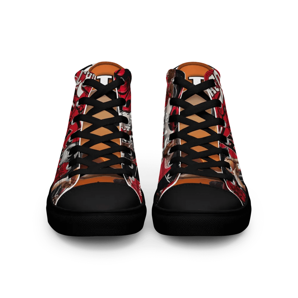 Buhay Tuklas Chicago Bulls Men's High Top Canvas Shoes product image (3)