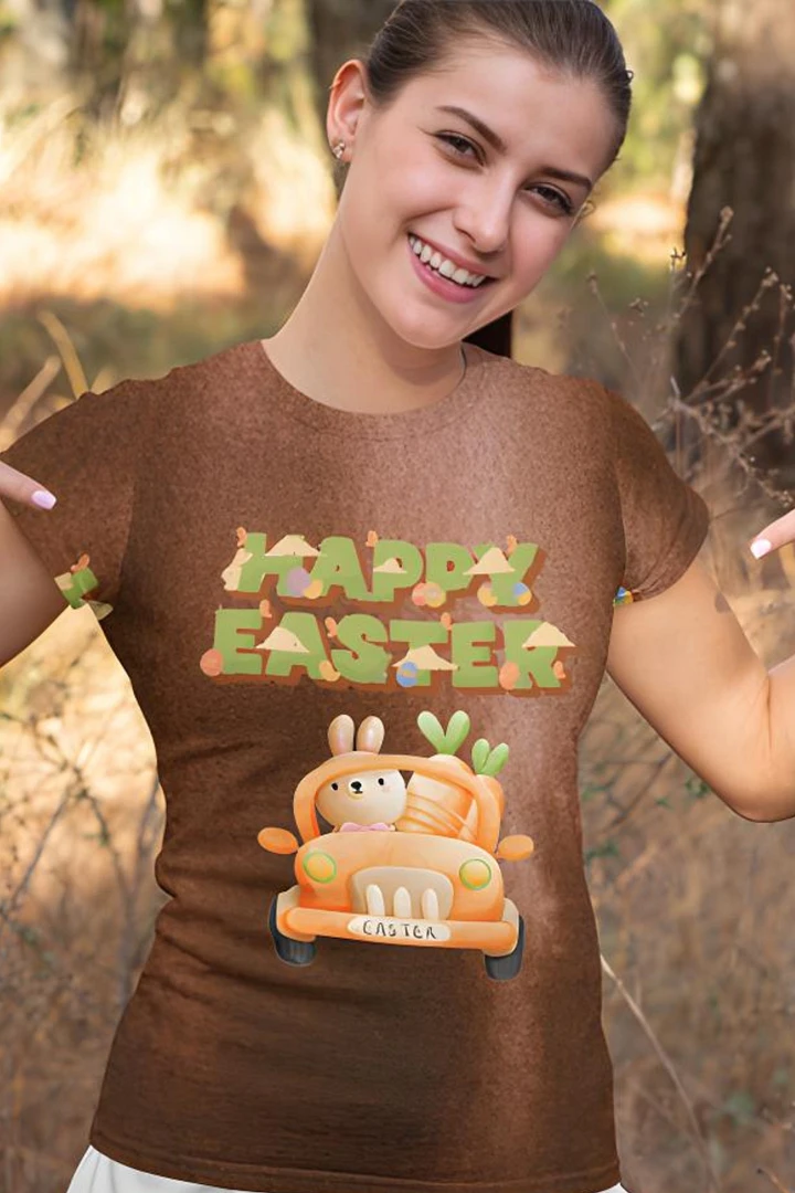 Happy Easter All Over Print T-shirt product image (1)