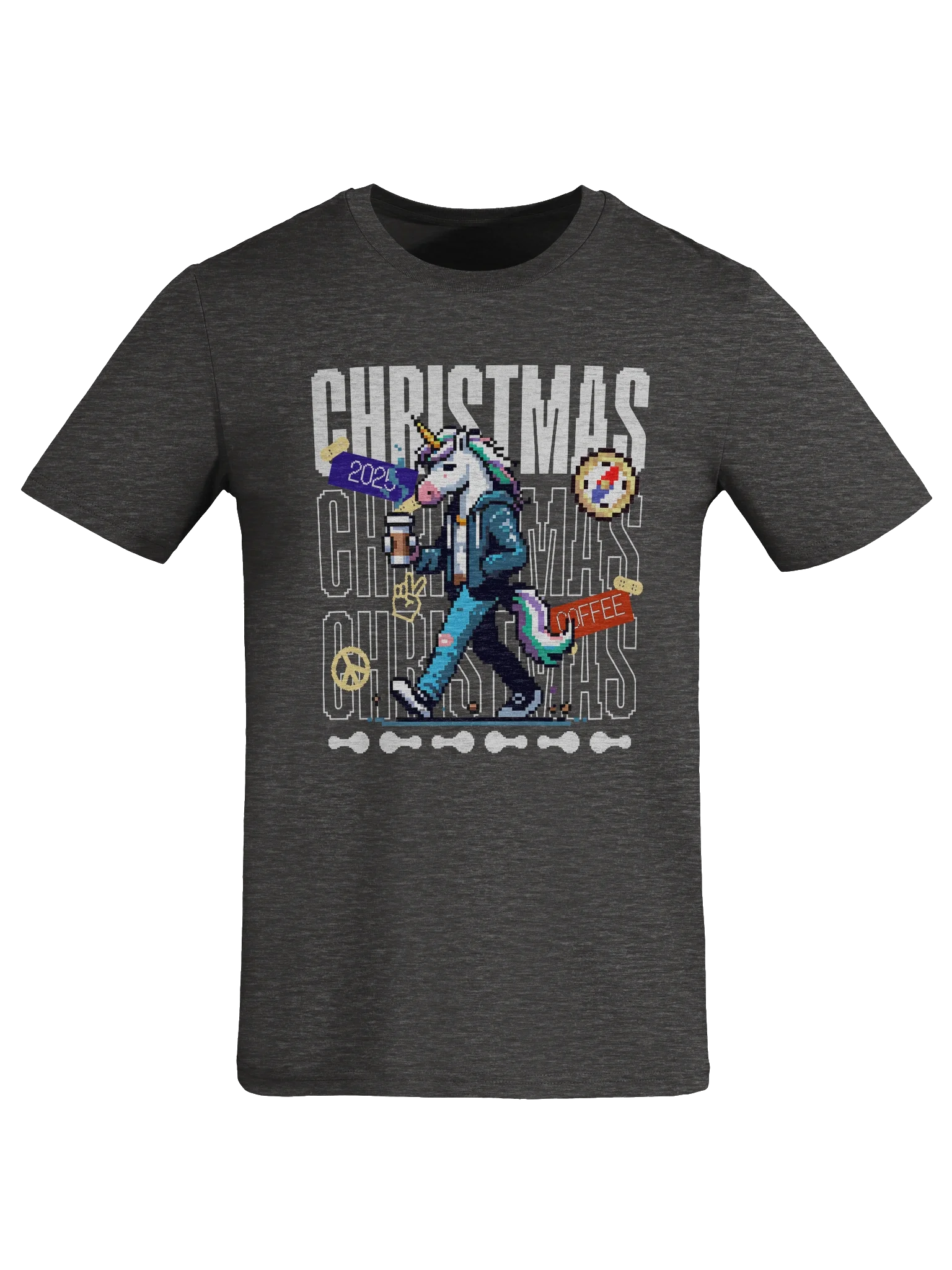 Unicorn Christmas Chaos Pixel Art product image (49)