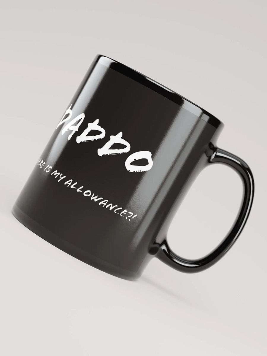 DADDO Funny Black Glossy Mug product image (4)