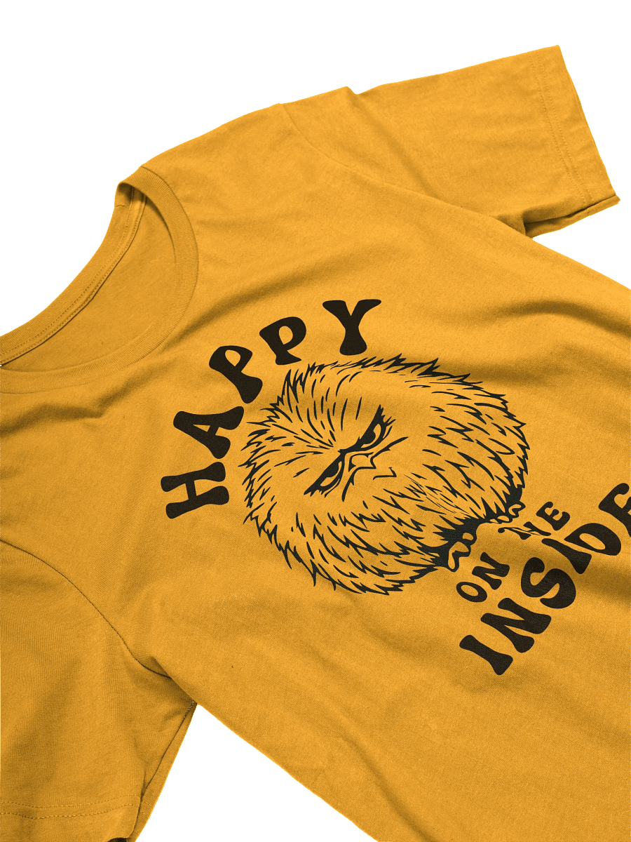 Funny Grumpy Kiwi T-Shirt, Happy on the Inside Sarcastic Tee, Bird Lover Gift, Moody Animal Graphic Shirt, Unisex Funny Wildlife T-shirt product image (3)