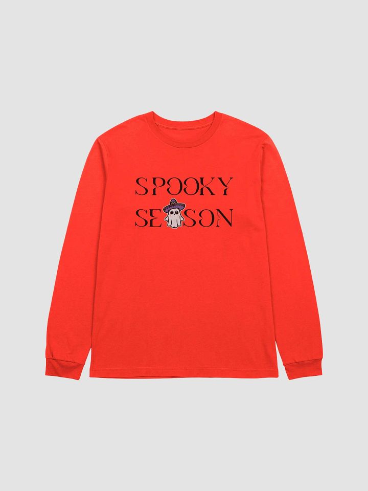 Spooky Season Sombrero Ghost Supersoft Long Sleeve Slimmer Fit Shirt product image (1)