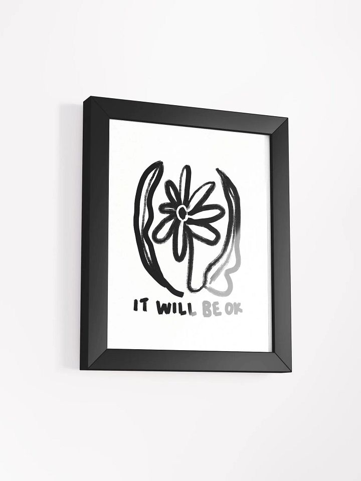 Be OK Framed Art Print product image (2)