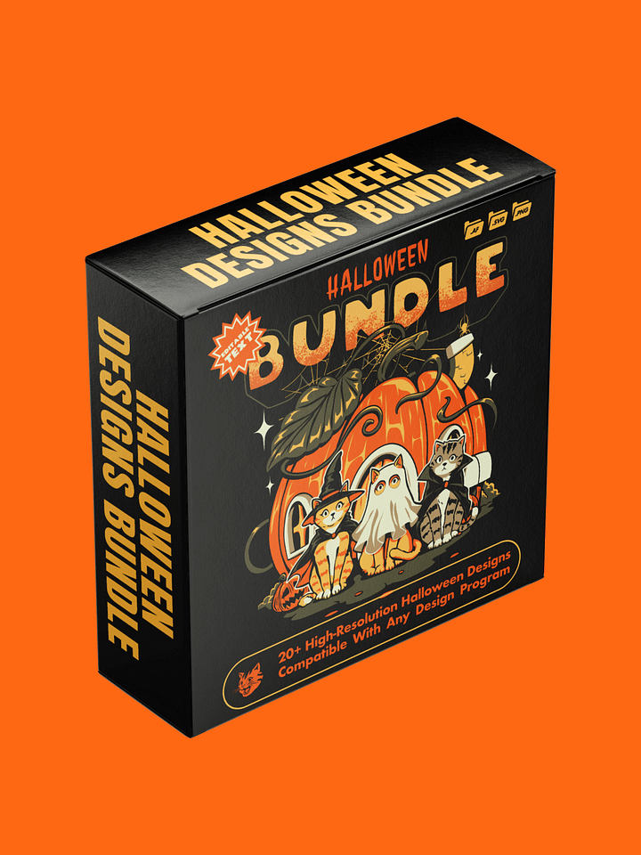 Halloween T-Shirt Design Bundle (for commercial use) product image (1)