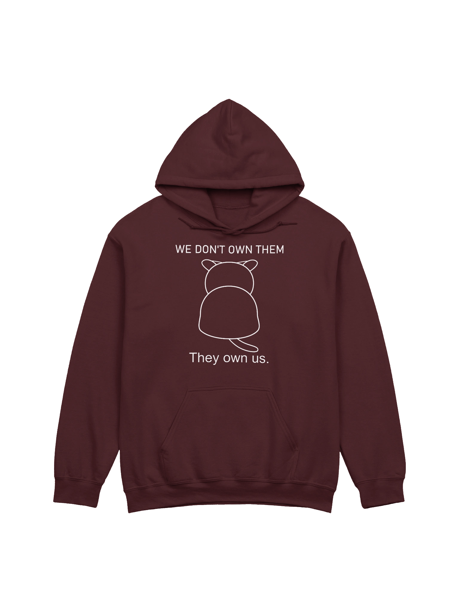 Cats Own Poeple - Unisex Adult Hoodie product image (15)