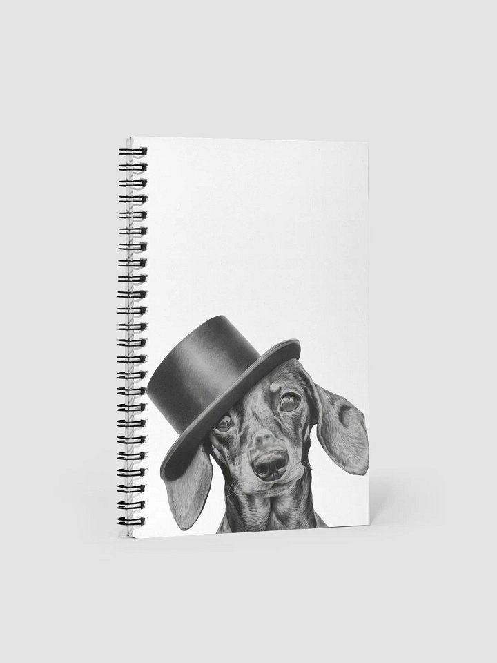 Miniature Dachshund With Top Hat - Notebook product image (1)