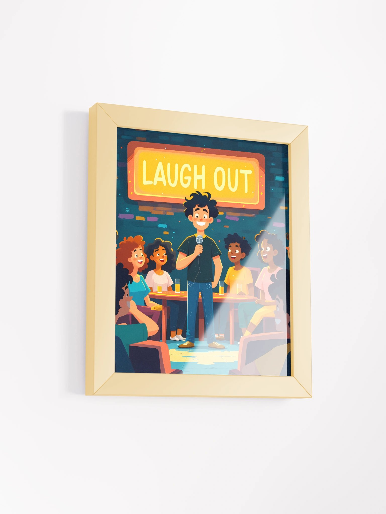 Laugh Out Loud Comedy Club – Hilarious Night Matte Poster product image (5)