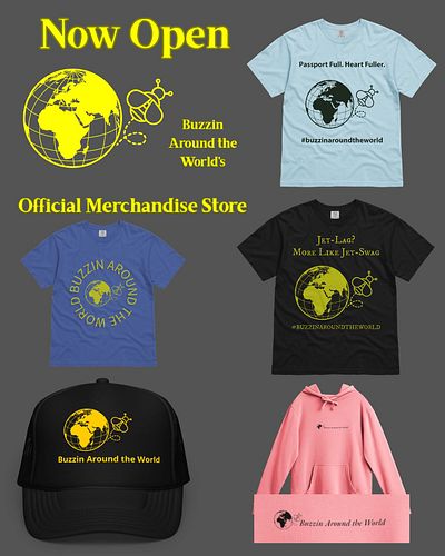 🚨 WE ARE LIVE! 🚨
The Buzzin’ Around the World merch store is officially OPEN! 🐝🌎

🔥 Launch Day Offer:
Use code GRANDOPENING f...