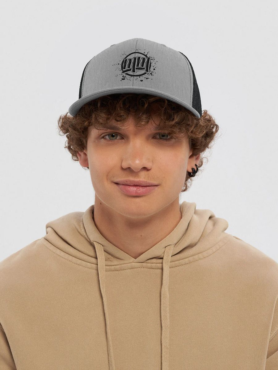 Mr Moist Black Circle Splatter Trucker Hat product image (40)