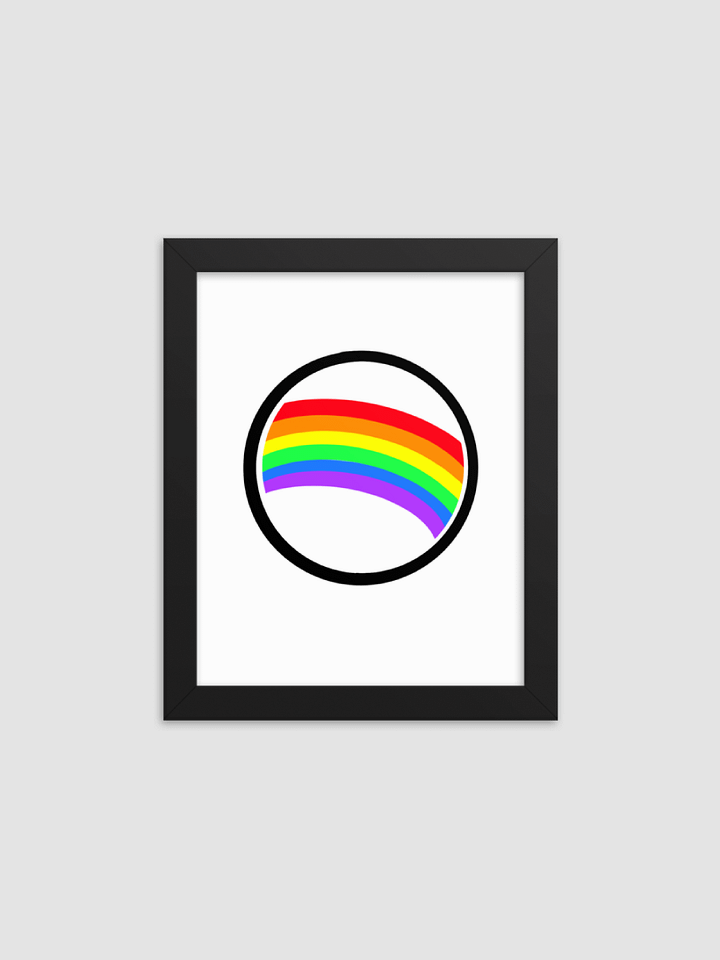 Rainbow Glow Poster (Framed) product image (1)