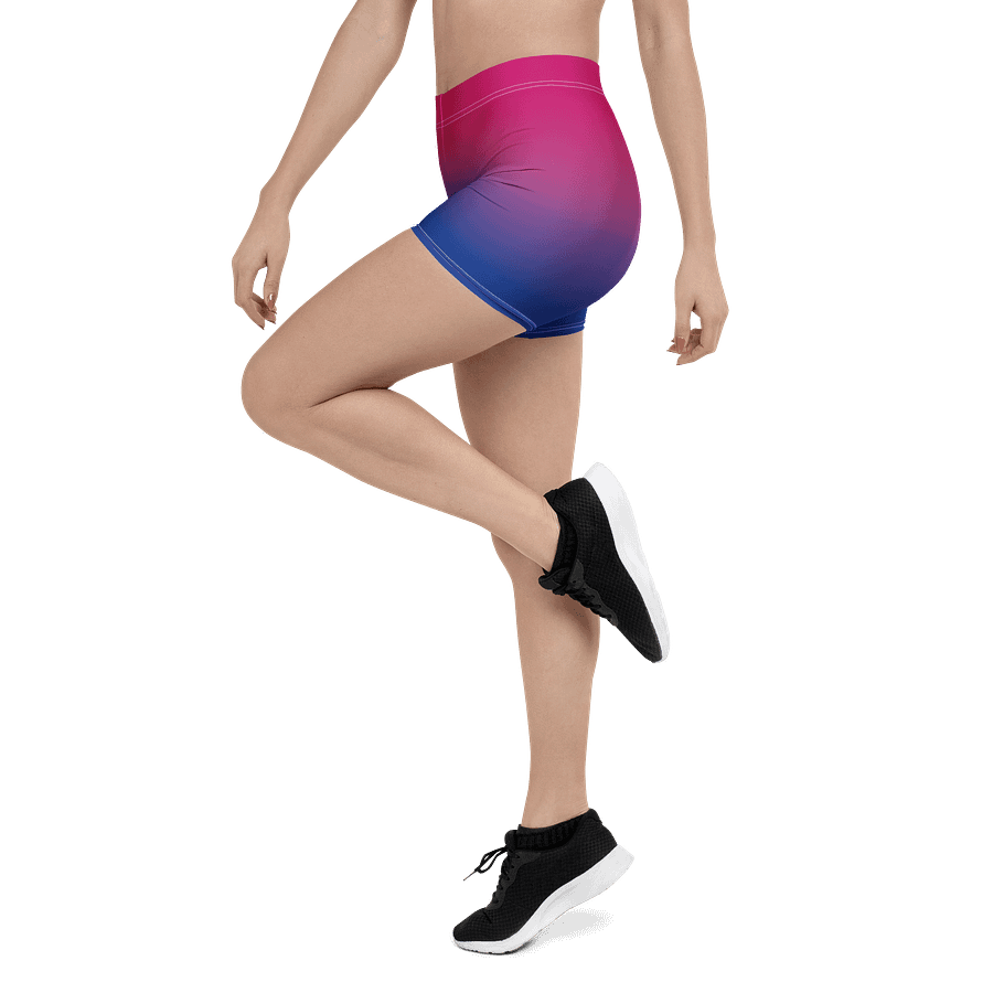 Bisexual Pride Gradient Bike Shorts product image (4)