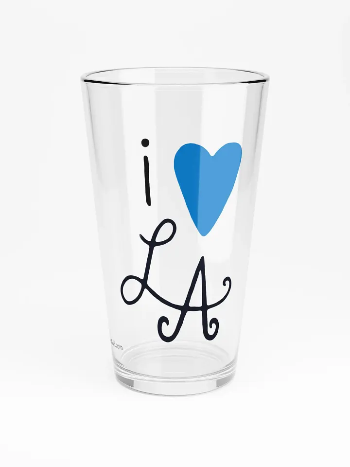 i ❤️ LA Pint Glass ~ Dodger Blue product image (2)