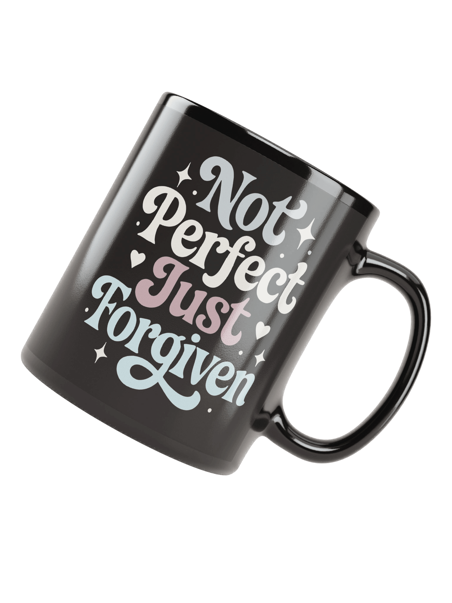 Not Perfect Just Forgiven Retro Christian Design product image (8)