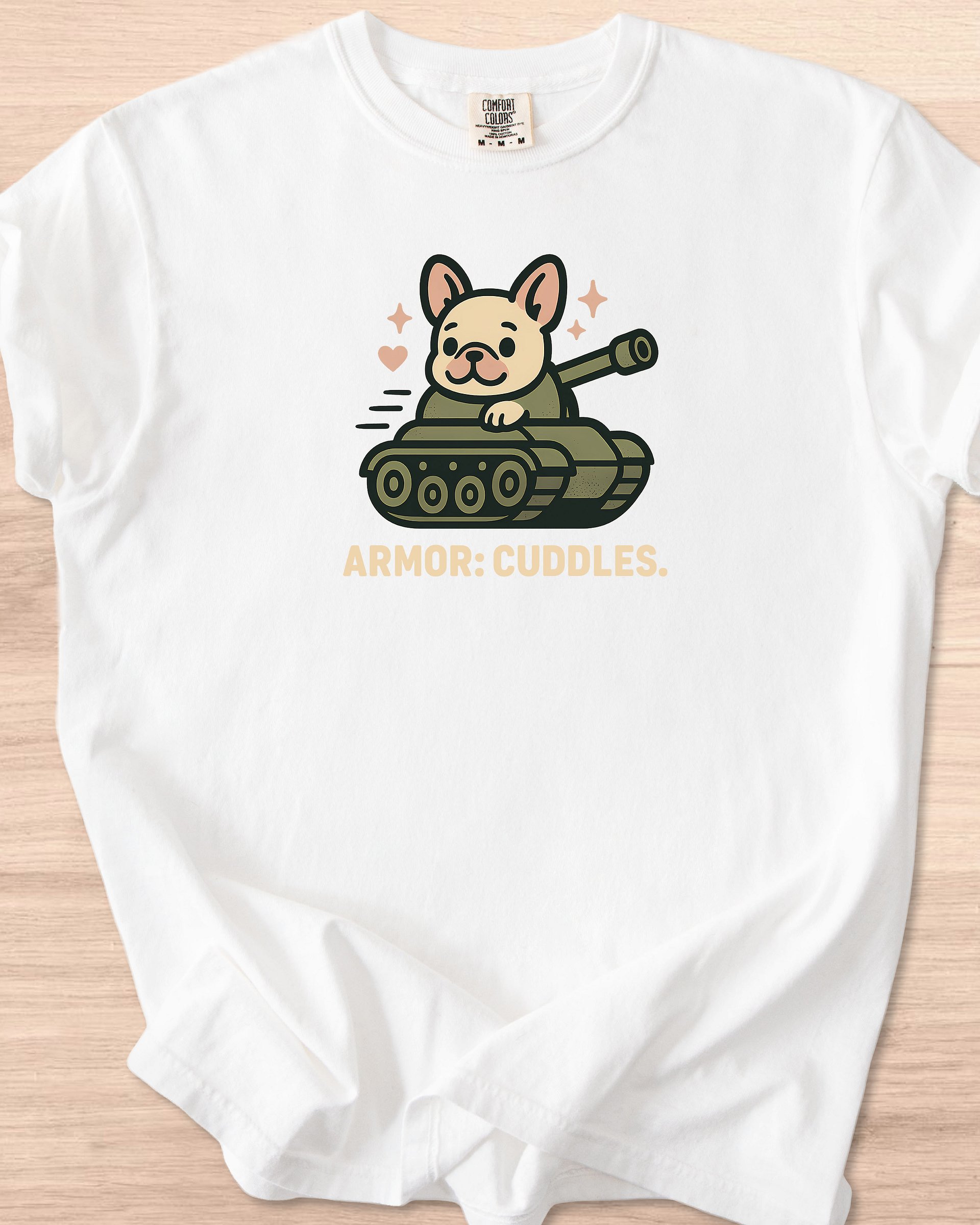 Tiny Tank Armor Cuddles (Frenchie) Tee product image (47)