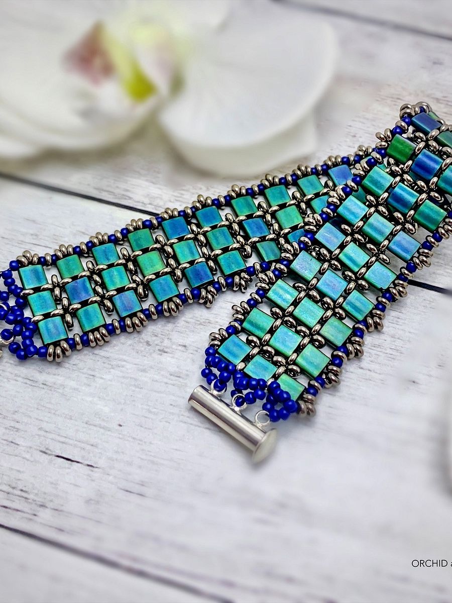 Beading Pattern – Twilight Tila Bead Bracelet product image (3)