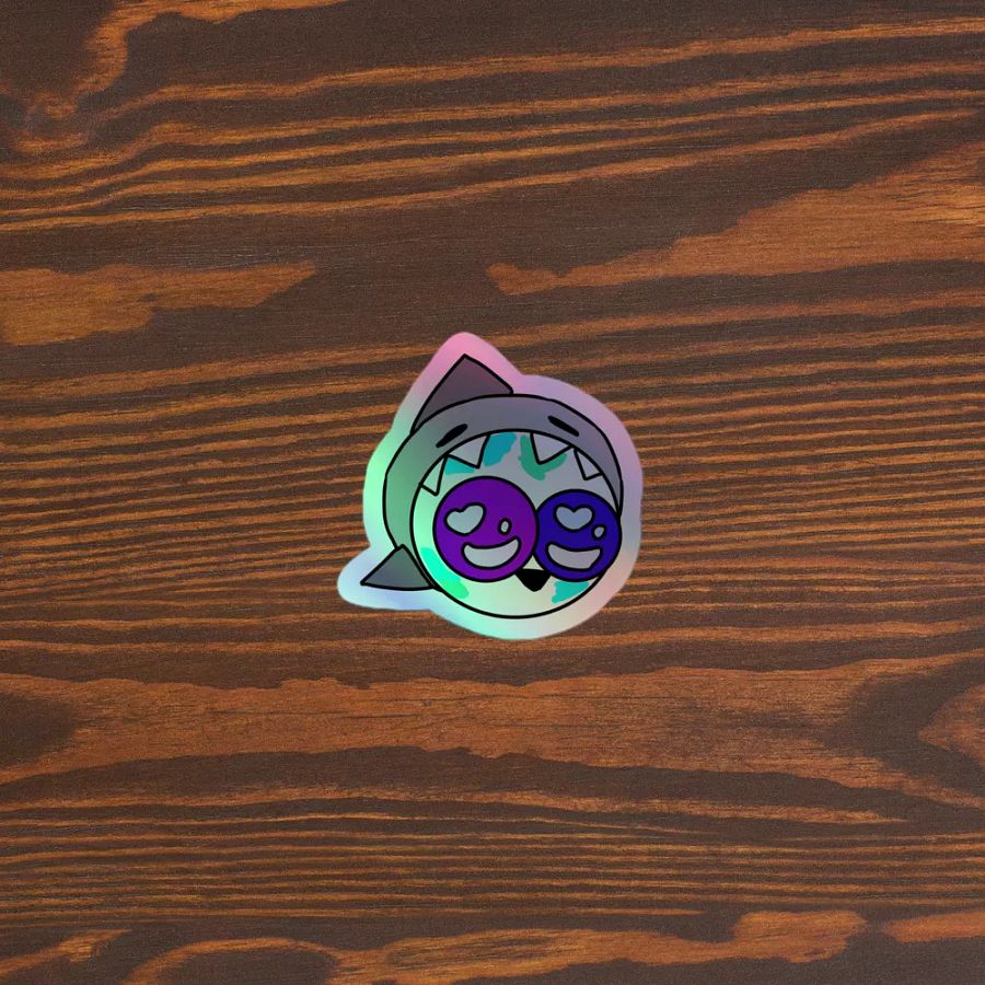 Fisk Shork Holographic Sticker product image (5)