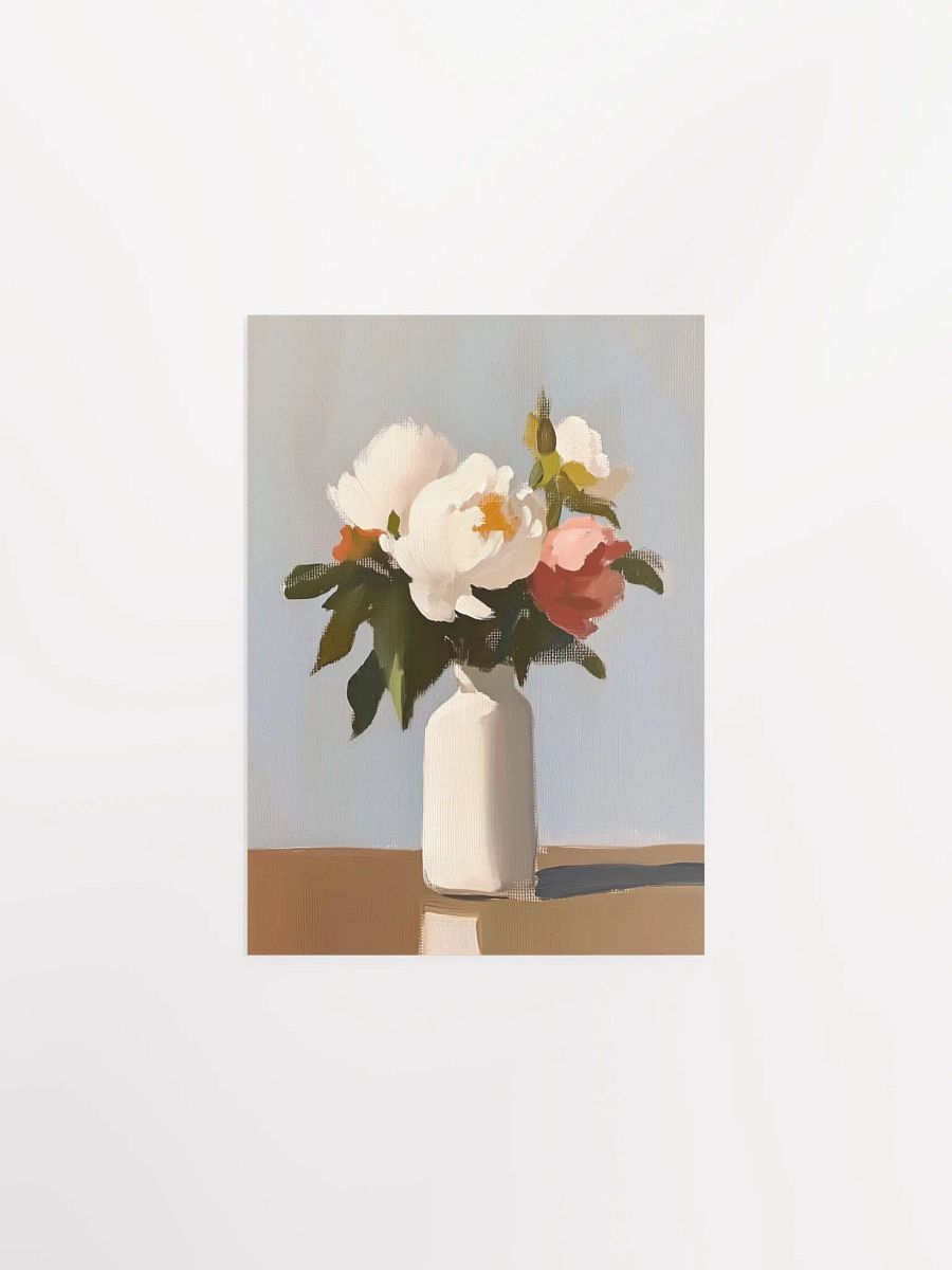Modern Farmhouse: Peonies Vase I Art Print product image (4)