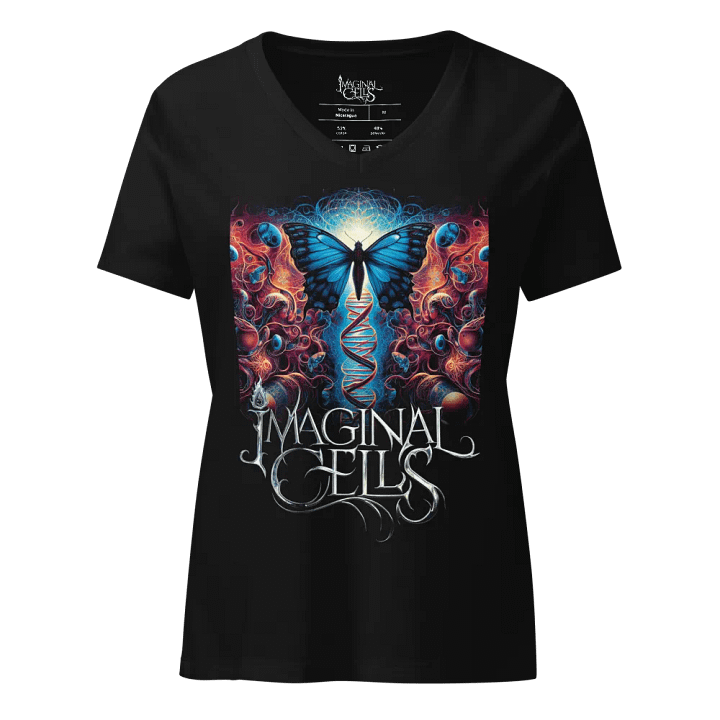 Metamorphosis Butterfly DNA Relaxed V-Neck Tee product image (1)