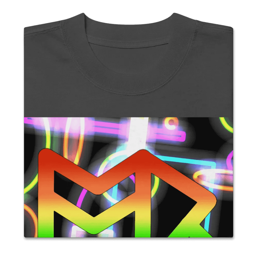 ToRk Rune Oversized Faded T-Shirt (LGBT Tones) product image (2)