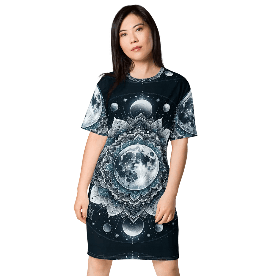 All-Over Print T-Shirt Dress product image (3)