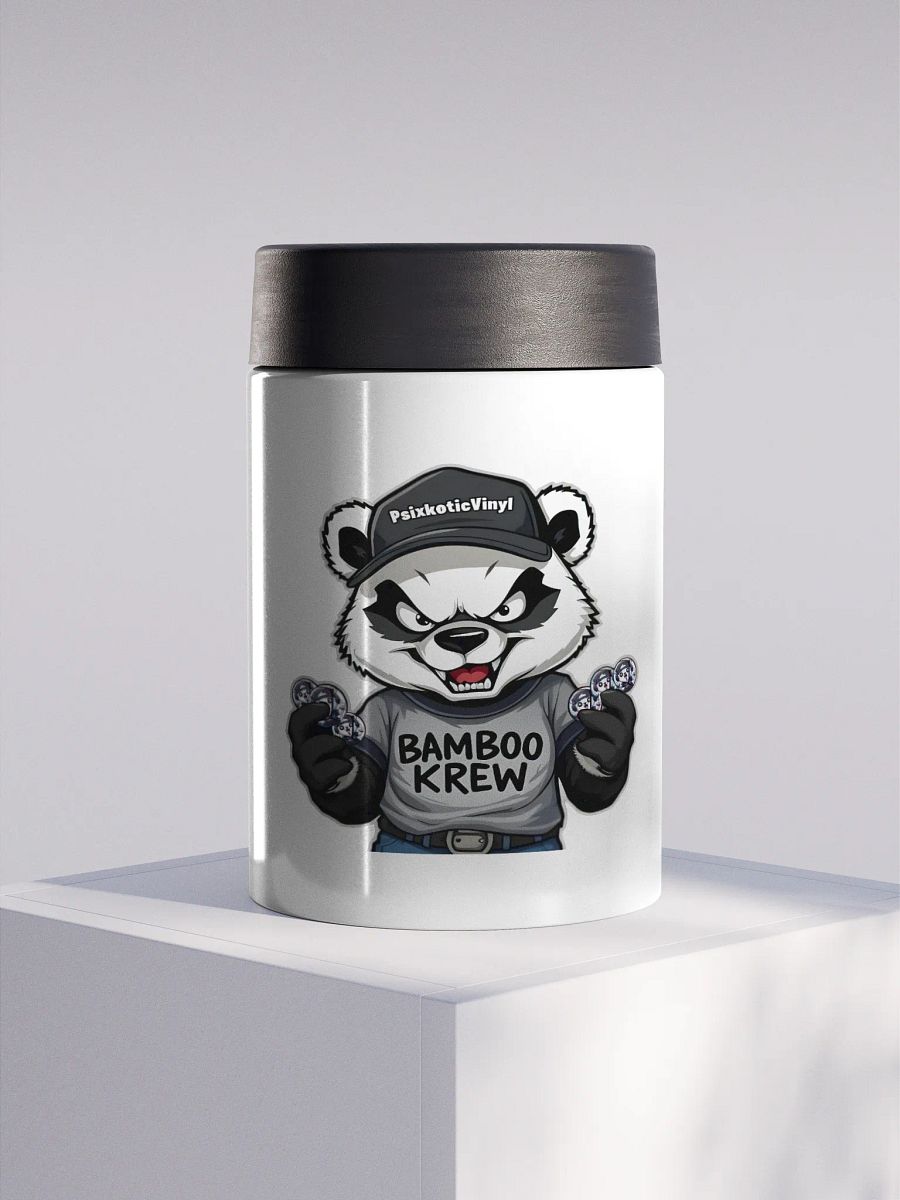 Bamboo Krew Panda Steel Koozie product image (1)