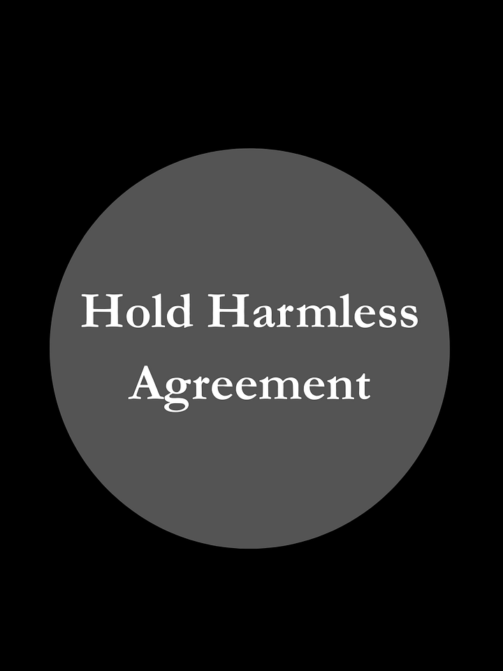 Hold Harmless Agreement product image (1)