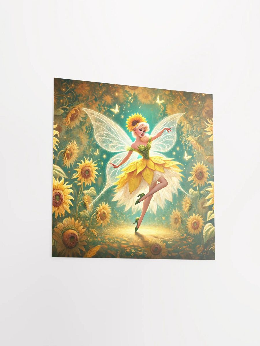 Sunflower Fairy Fantasy Premium Matte Poster product image (14)