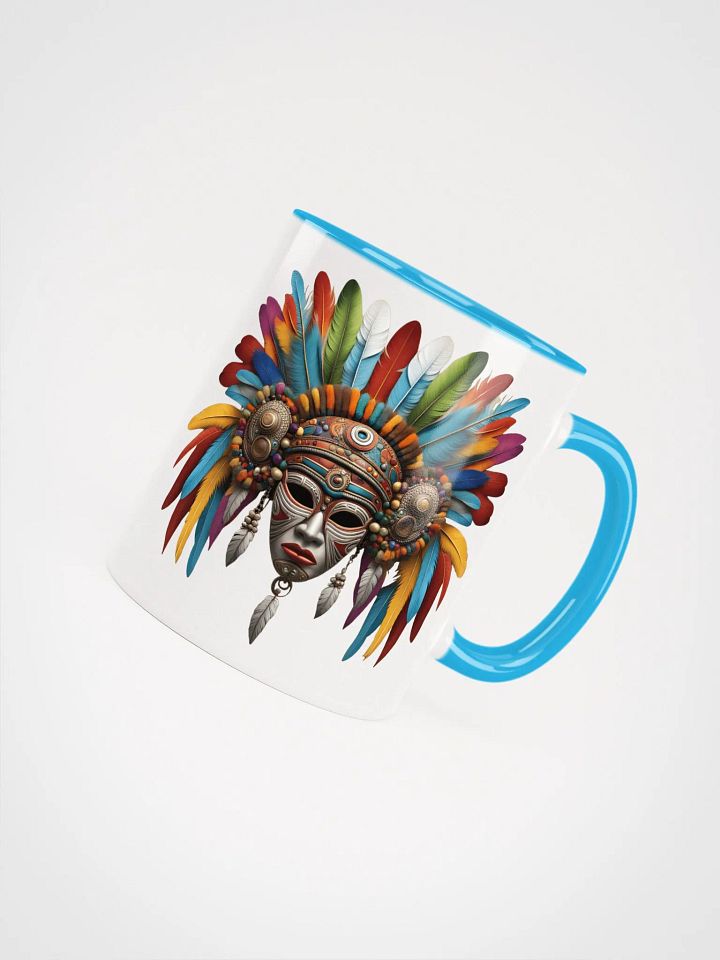 26b2 Quetzalcoatl Eztlihuitl Aztec Mask Mug product image (1)