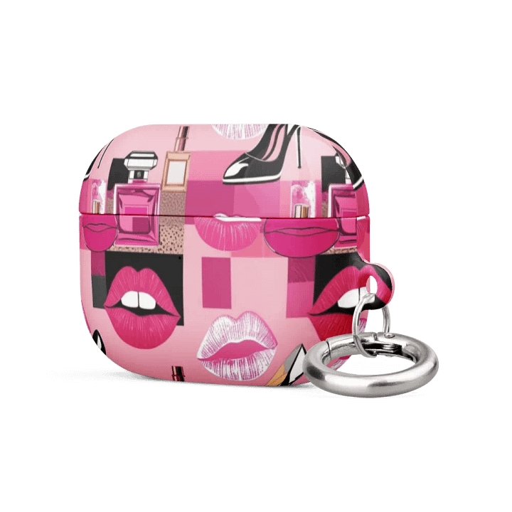 Chic Pink Grid AirPods® Case product image (2)