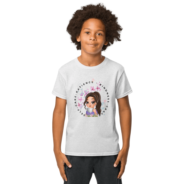 Self-care, Patience - Kindness Youth Sports Tee product image (2)