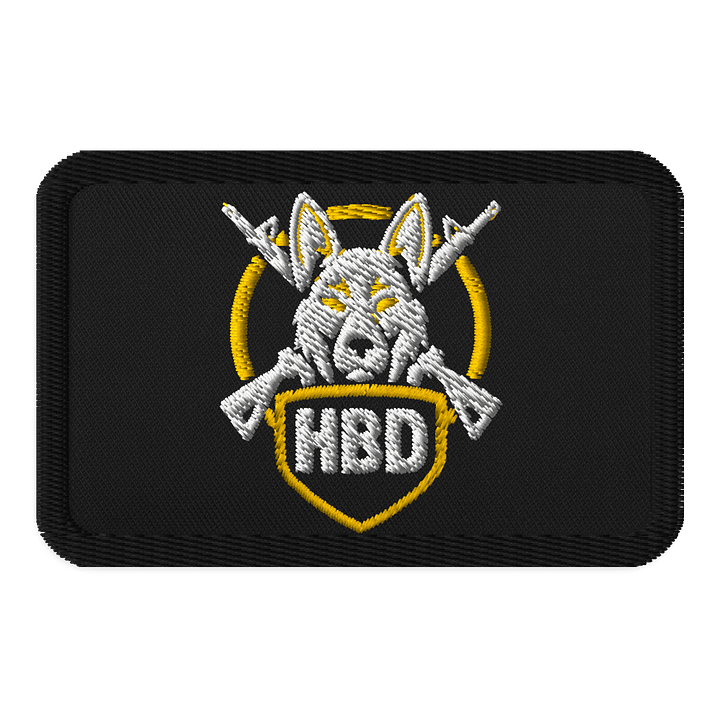 HBD Gaming Bad Dog Cross Rifles Patch product image (1)