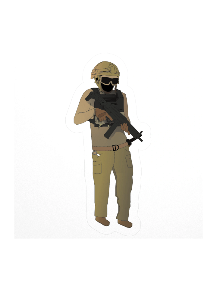 Cartoon Shogun (full body) Sticker product image (3)