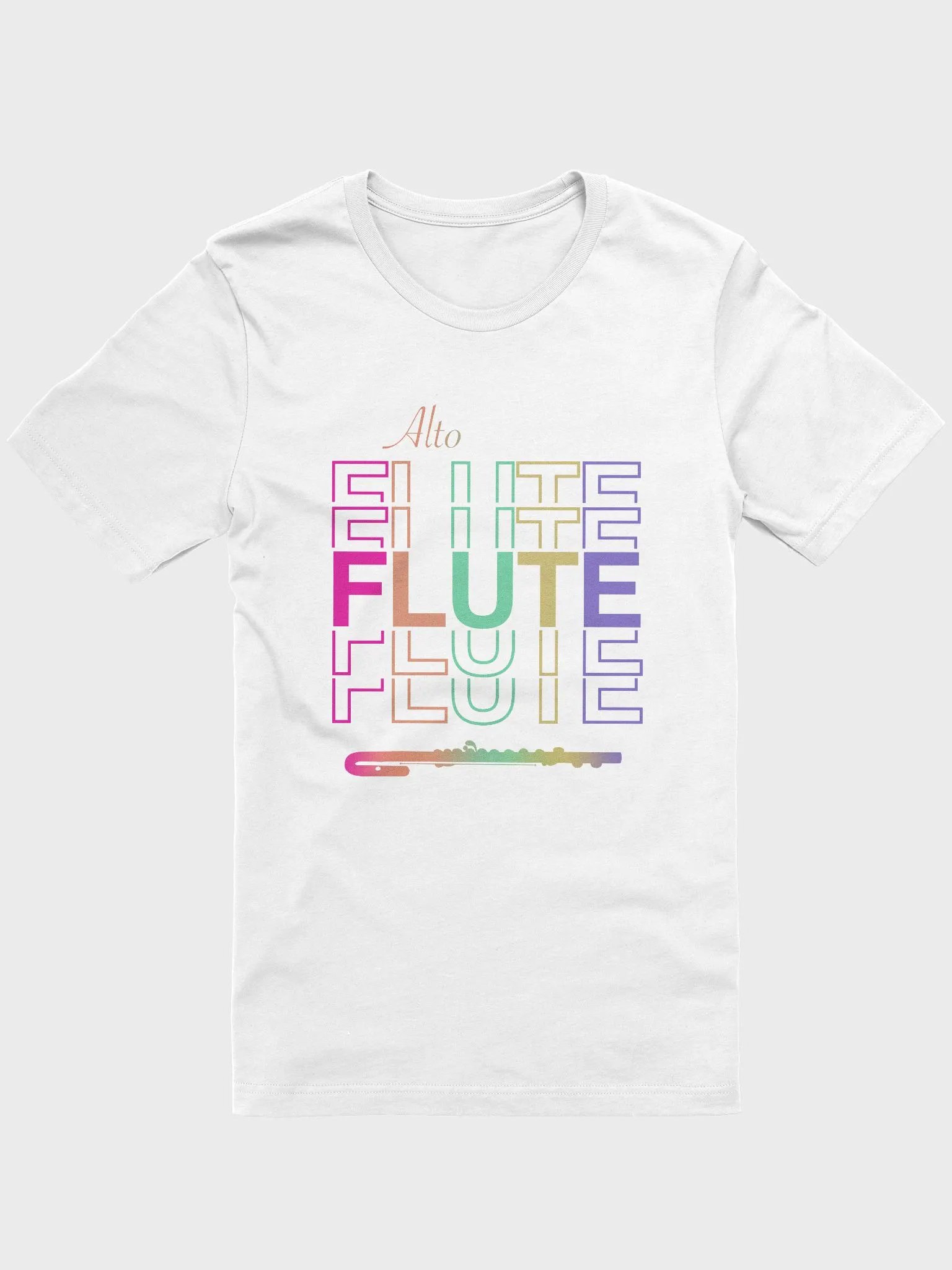 Symmetrical Flute Graphic T-Shirt - Alto - Unisex product image (1)