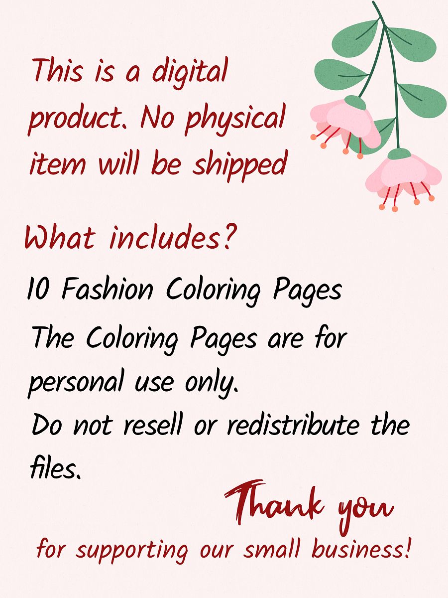 Fashion Coloring Pages - Mermaid Dress product image (7)