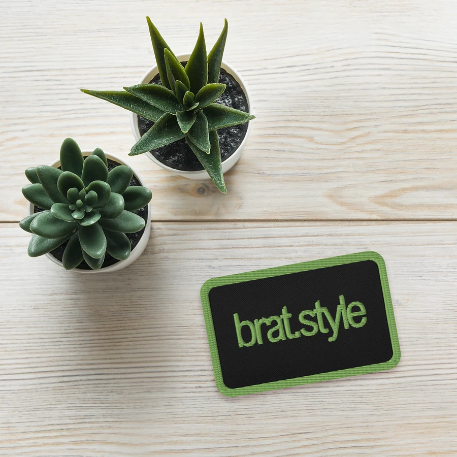 the bratstyle embroidered patch - recangle product image (4)