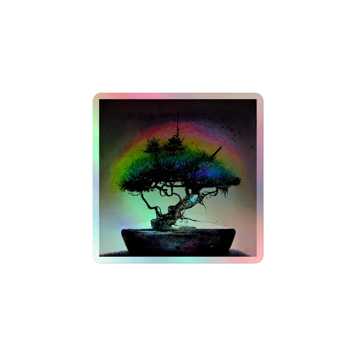 Mystical Bonsai Holographic Sticker Sheet product image (1)