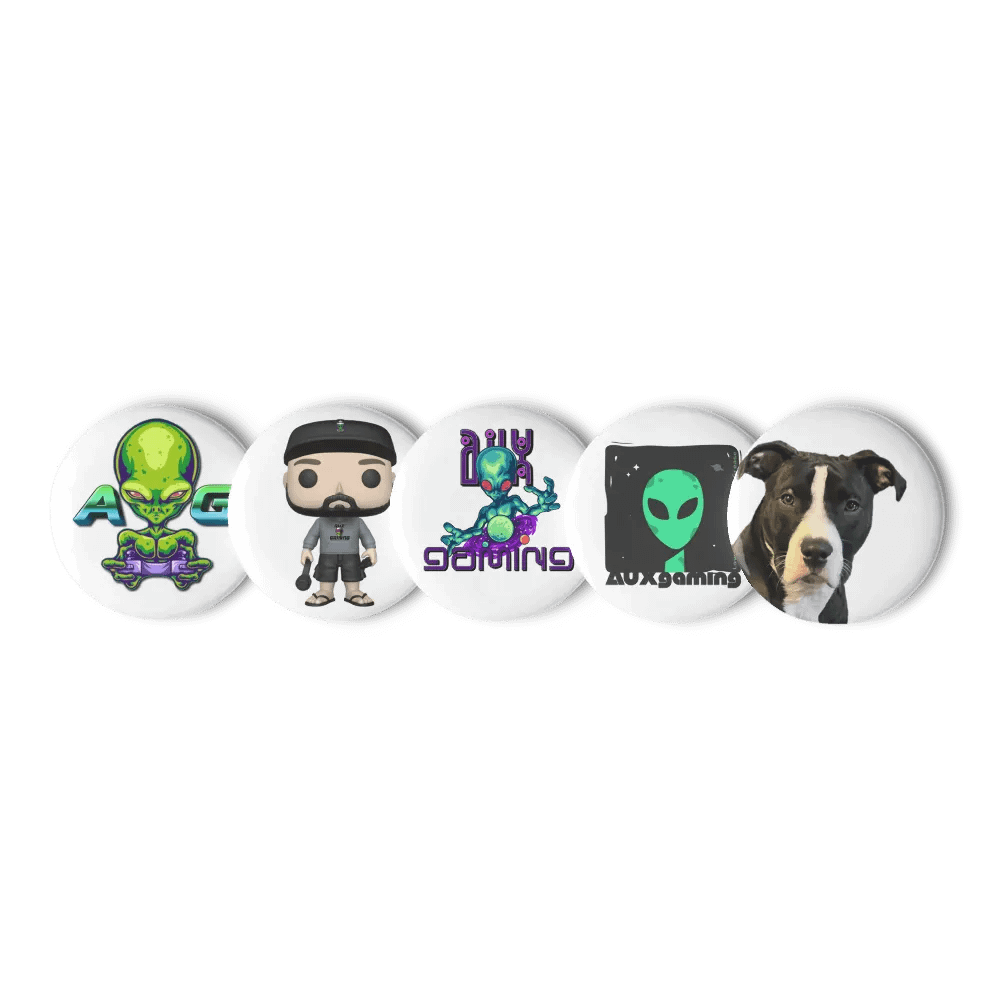 AUXgaming Alien Gamer Button Set product image (5)