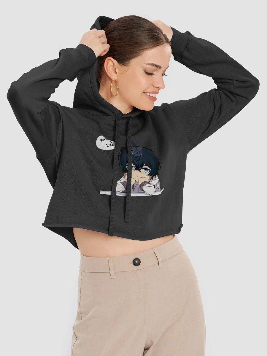 "What a 2x4" Crop Hoodie product image (19)