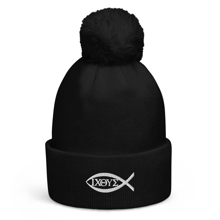 IHTYS Fish Unisex Pom-Pom Beanie product image (1)