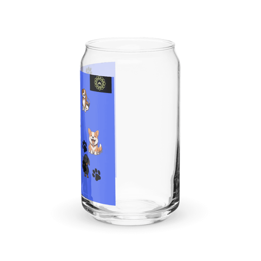 Pawsome Puppies Can-Shaped Glass product image (39)