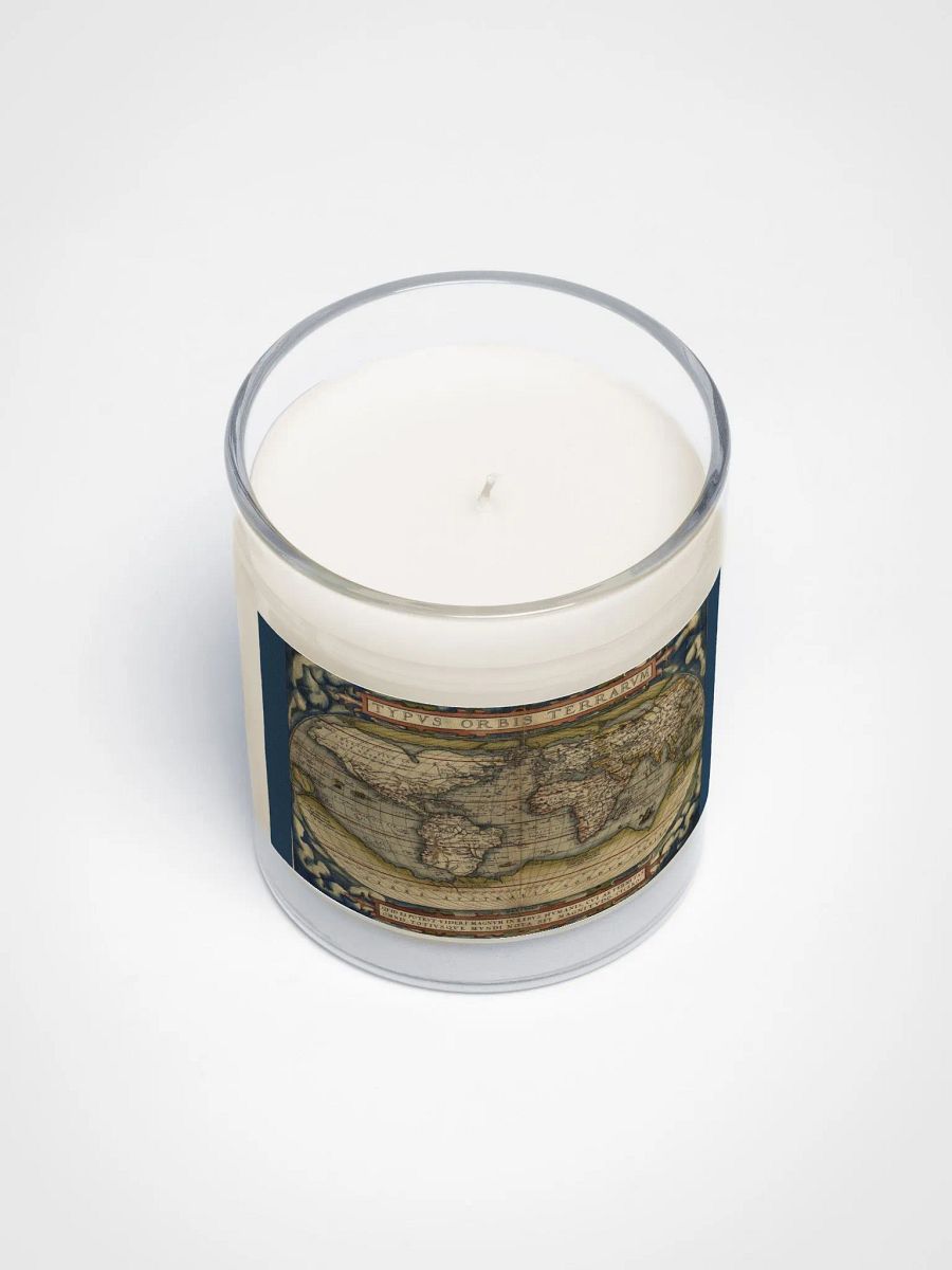 "Ortelius" Antique World Map Soy Wax Candle product image (3)