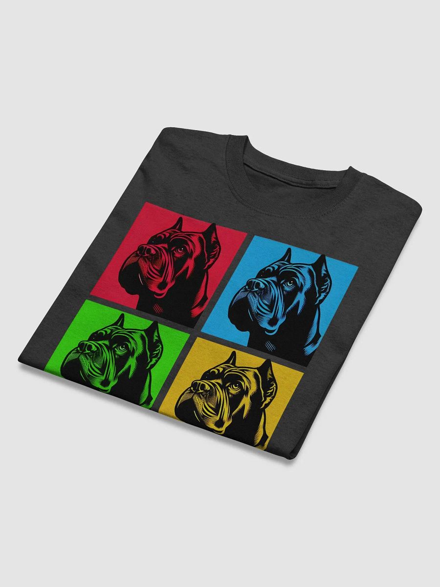 Retro Cane Corso Grid Design Tee Shirt product image (3)