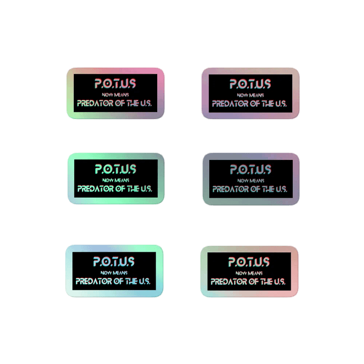 Resistors, What POTUS Now Means, Holo Sticker Pack product image (2)